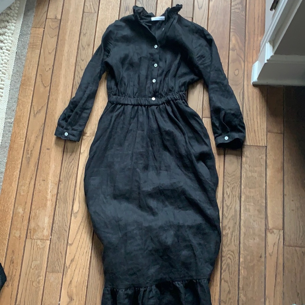 XS Beatrice Valenzuela linen dress